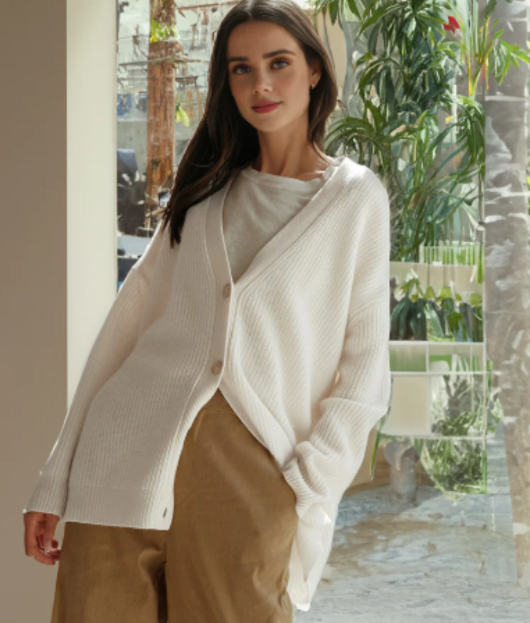 Miya | Cardigan en Kasjmier voor Vrouwen