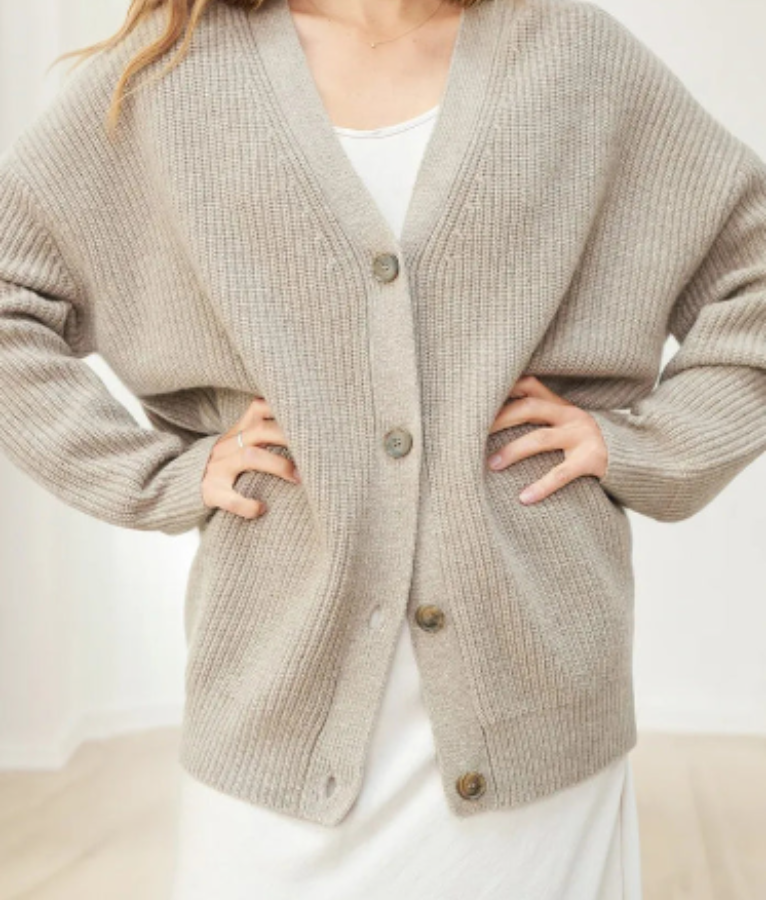 Miya | Cardigan en Kasjmier voor Vrouwen