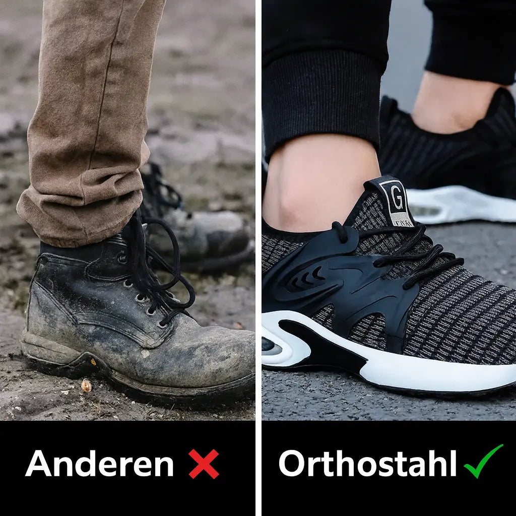 Orthostahl Ergonomische Veiligheidsschoen en Pijnverlichting