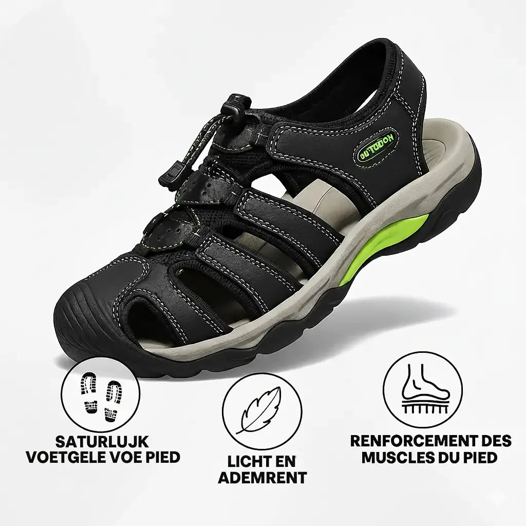 Heren Sandalen van Echt Leer Gladiator