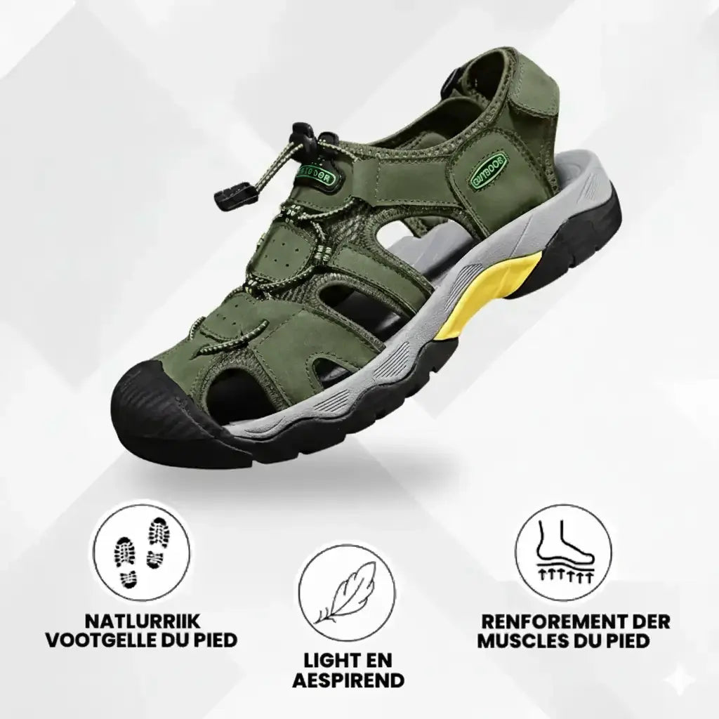 Heren Sandalen van Echt Leer Gladiator