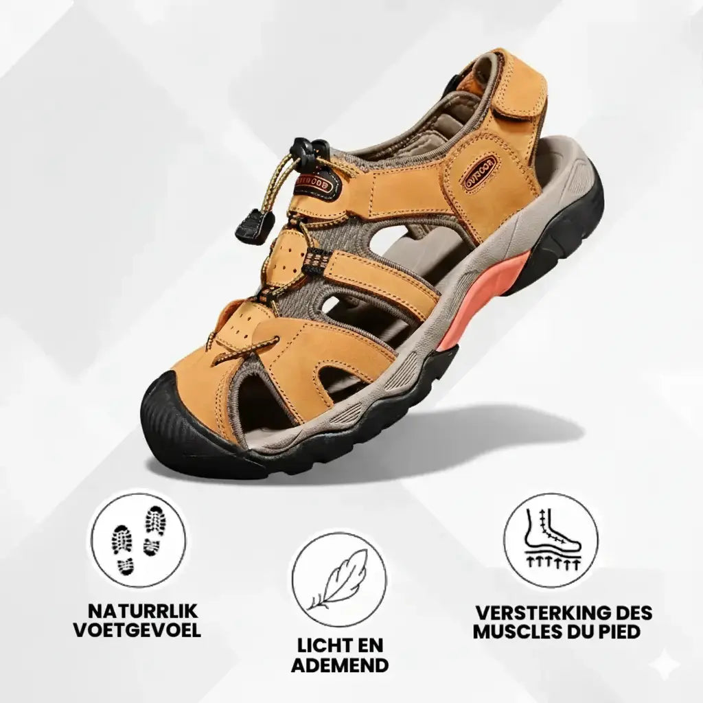 Heren Sandalen van Echt Leer Gladiator