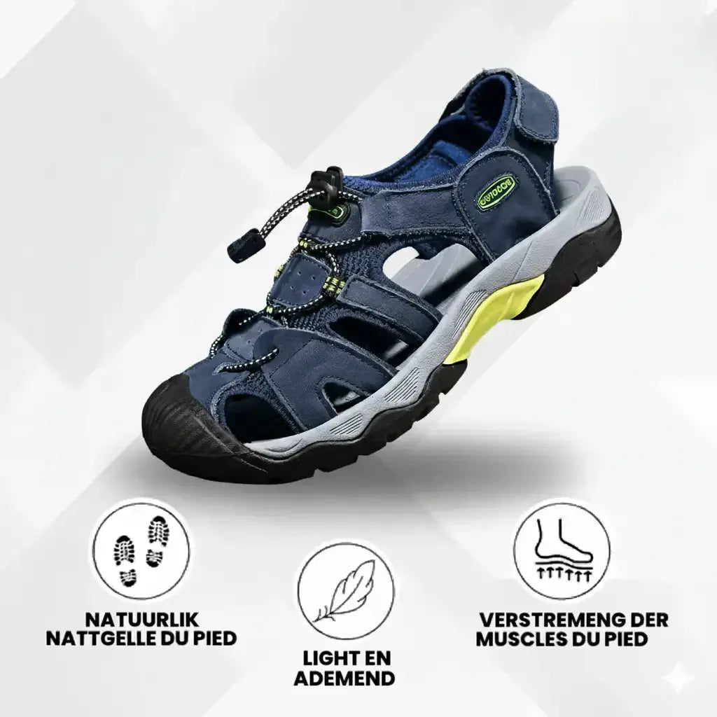 Heren Sandalen van Echt Leer Gladiator