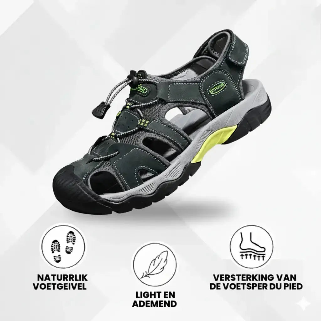 Heren Sandalen van Echt Leer Gladiator