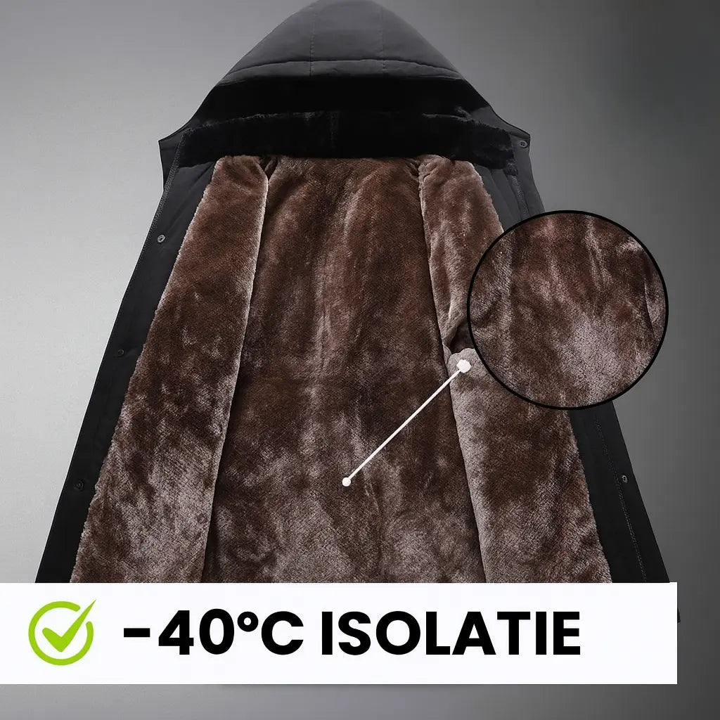 ThermoMax | Heren-hoodie Voor de Winter β Dikke, Casual Windbreaker  Met Zakken