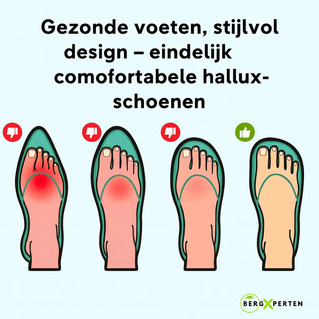 OrthoTrekking Hallux Wandelschoenen en Trekking Schoenen Ergonomisch.