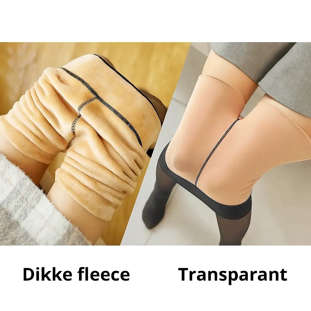 Velulã Collants Peluchés Met Wol