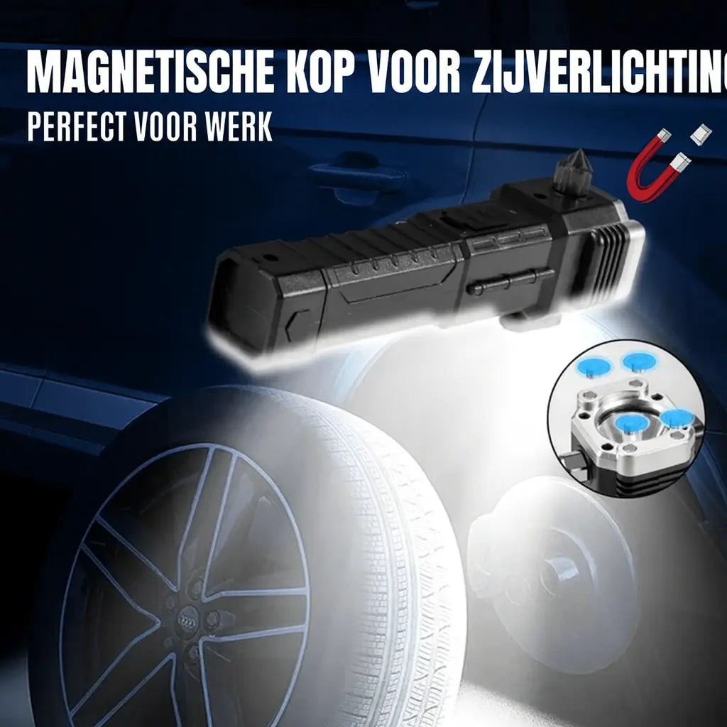 LightingPro  Militaire Tactische Zaklamp 4 IN 1