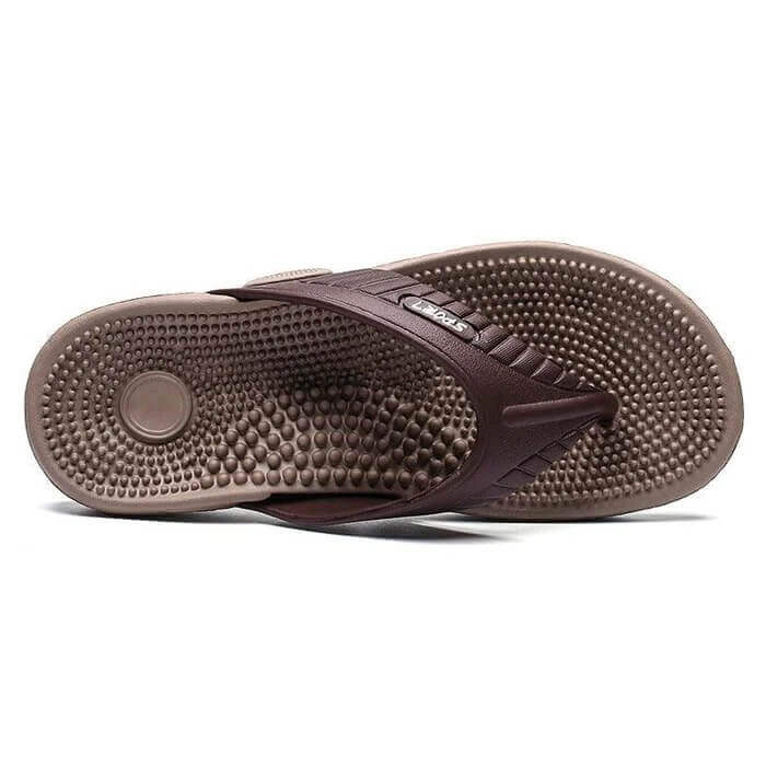 SANDAL SPORT Orthopedische Sport Slipper Bruin
