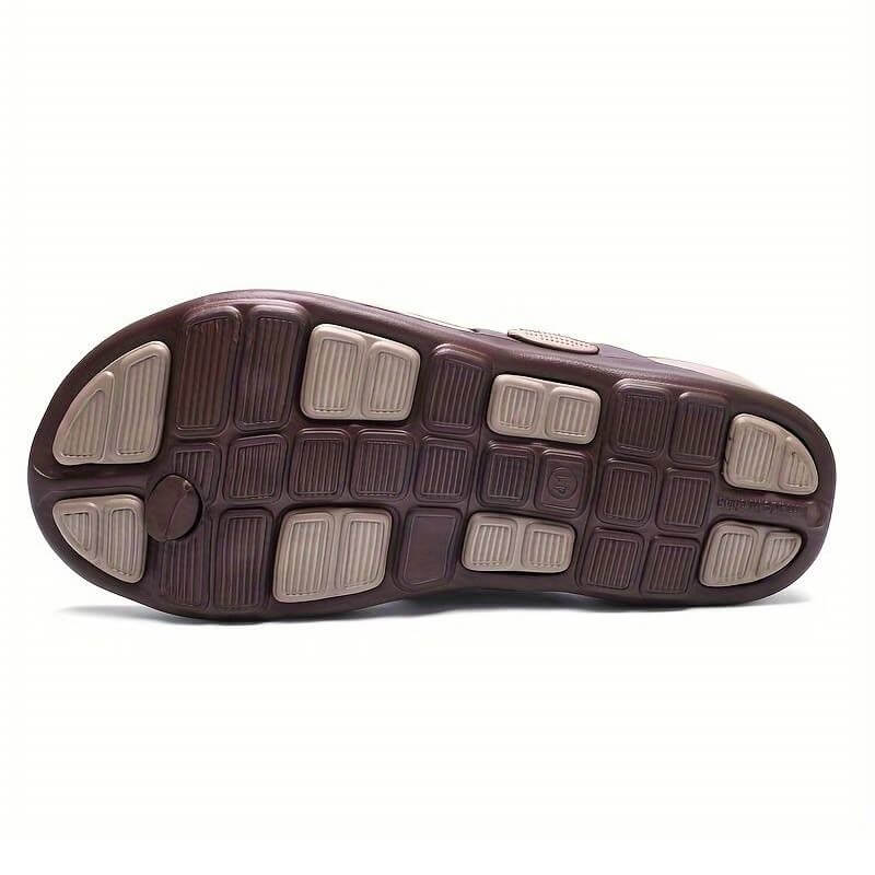 SANDAL SPORT Orthopedische Sport Slipper Bruin