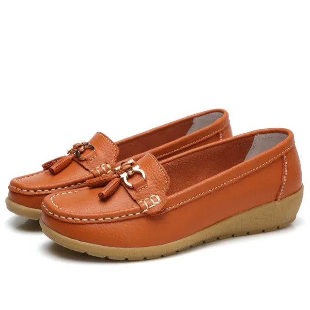 Orthopedische Leren Mocassins