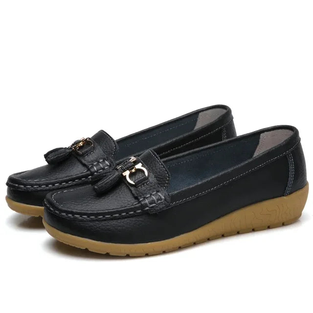 Orthopedische Leren Mocassins