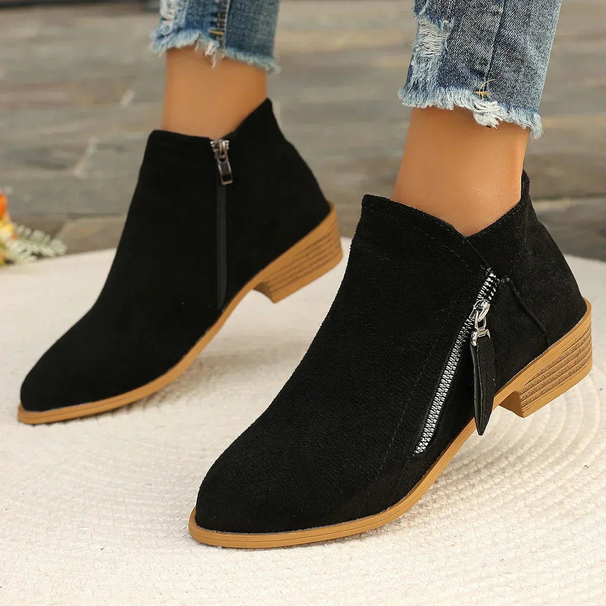 Korte Enkellaarsjes Dames - Elegant | Stil