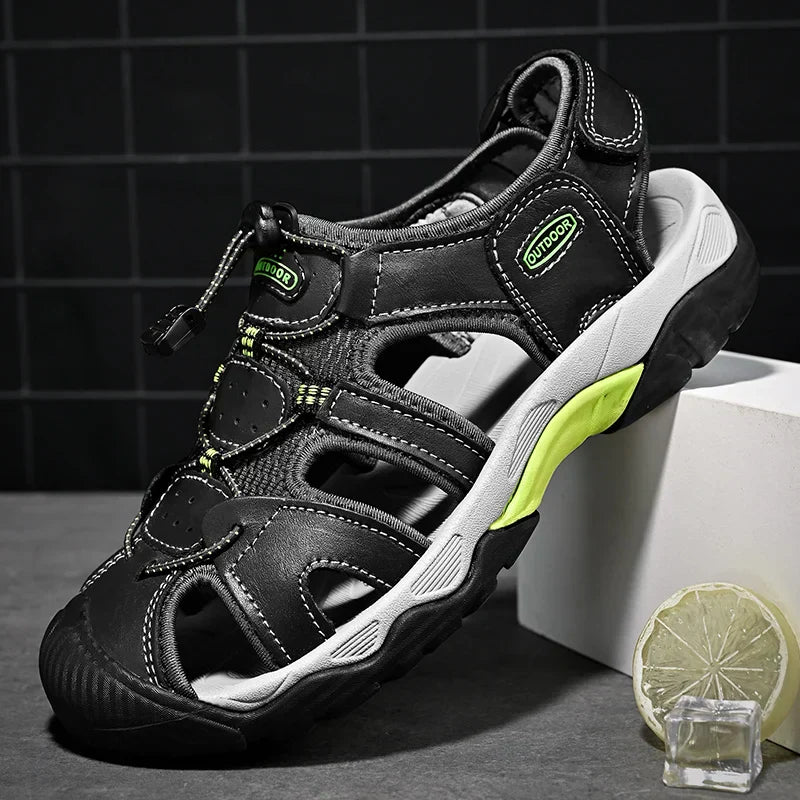 Heren Sandalen van Echt Leer Gladiator
