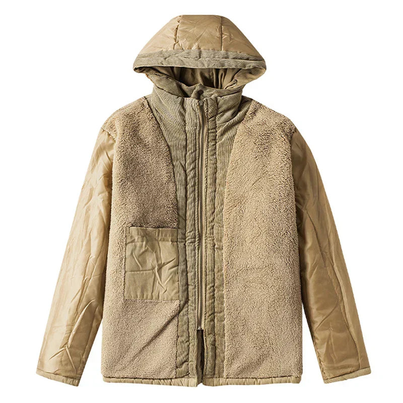 Frosty | Tactische Jas met Capuchon, Fleecevoering en Zakjes