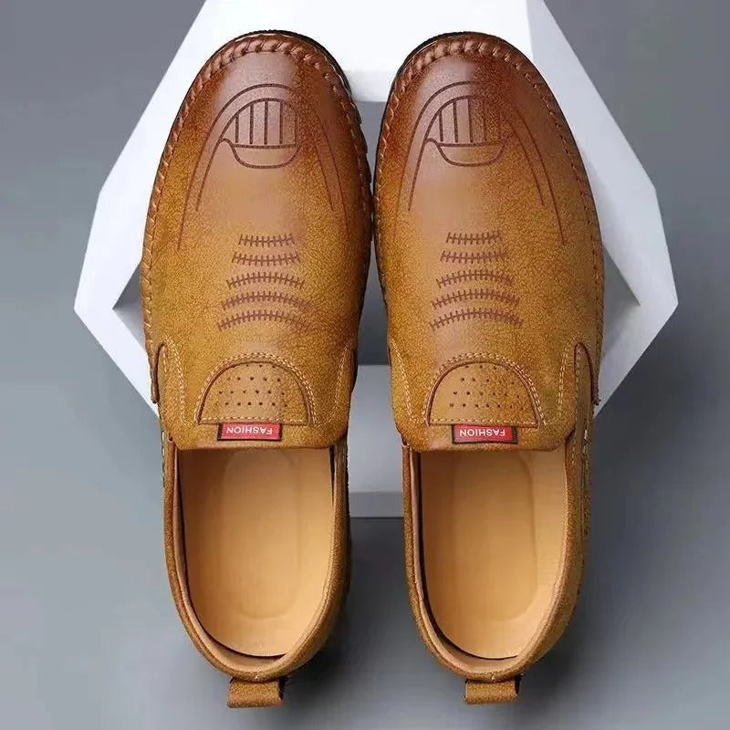 Heren Instap Mocassins van Leer | Lorvix