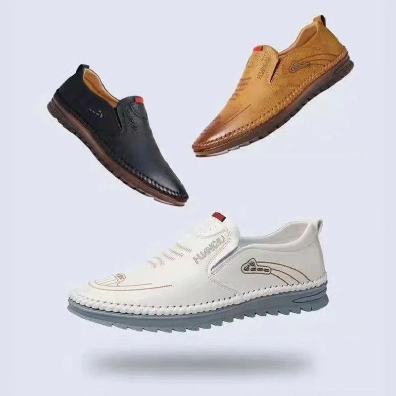 Heren Instap Mocassins van Leer | Lorvix