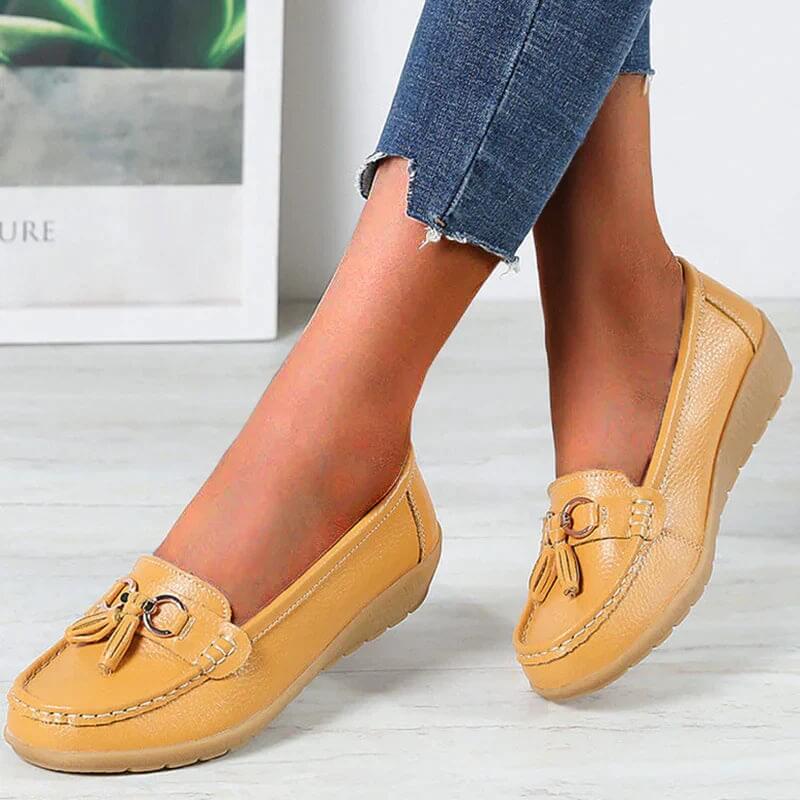 Orthopedische Leren Mocassins