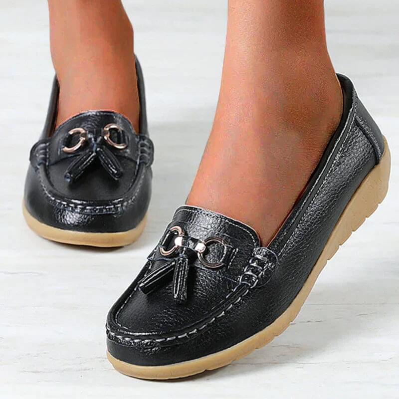 Orthopedische Leren Mocassins