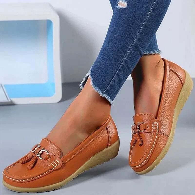 Orthopedische Leren Mocassins