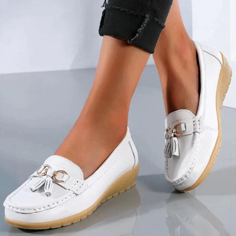 Orthopedische Leren Mocassins