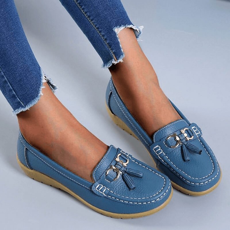 Orthopedische Leren Mocassins