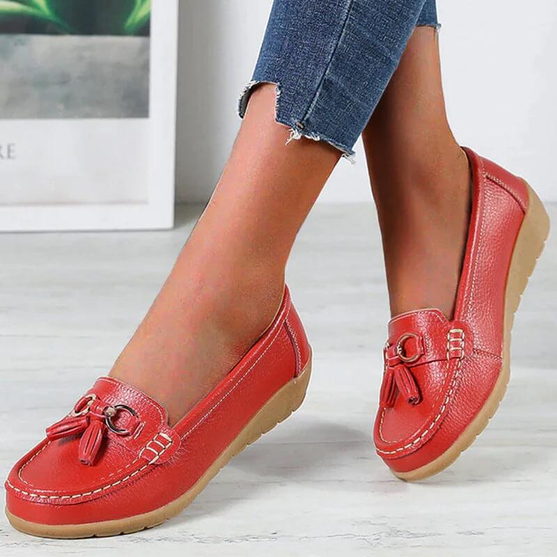 Orthopedische Leren Mocassins