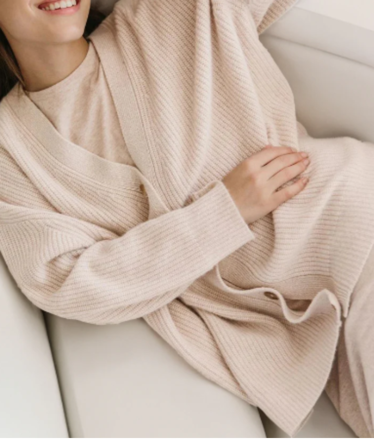 Miya | Cardigan en Kasjmier voor Vrouwen