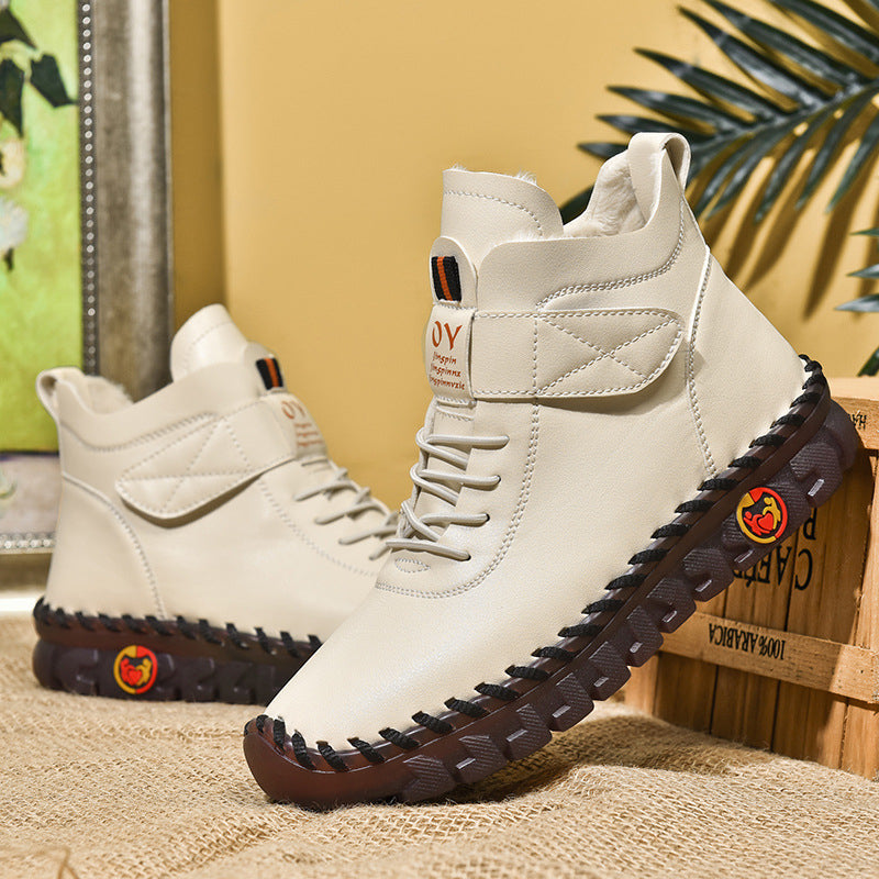 Ultra Comfortabele & Warme Leren Schoenen