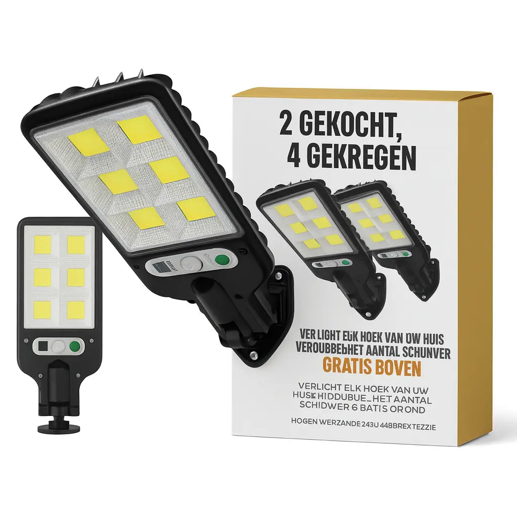 Zonne LED Projector | IlumiMax (Liquidatie 🔥)