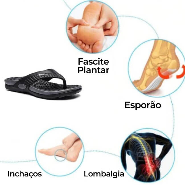 SANDAL SPORT Orthopedische Sport Slipper Bruin