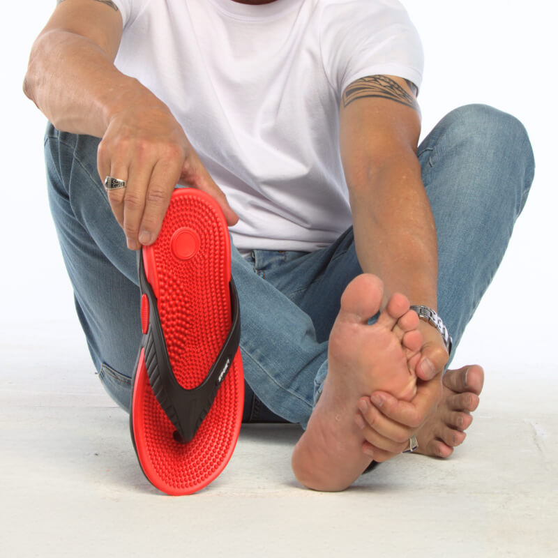 SANDAL SPORT Orthopedische Sport Slipper Bruin