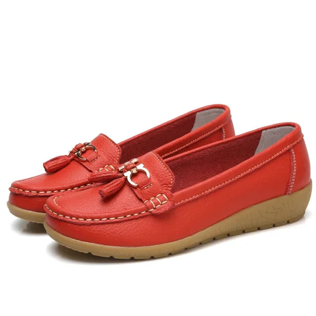Orthopedische Leren Mocassins