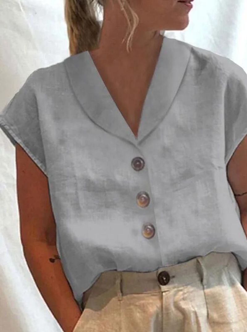 Gasin | Elegante blouse met kraag voor dames