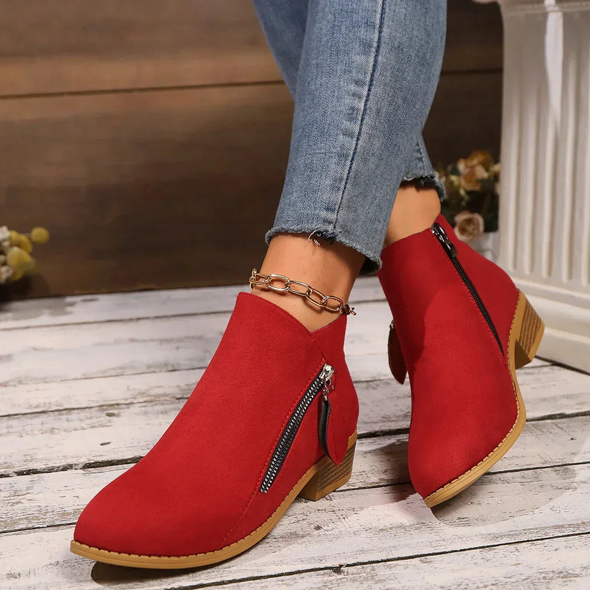 Korte Enkellaarsjes Dames - Elegant | Stil