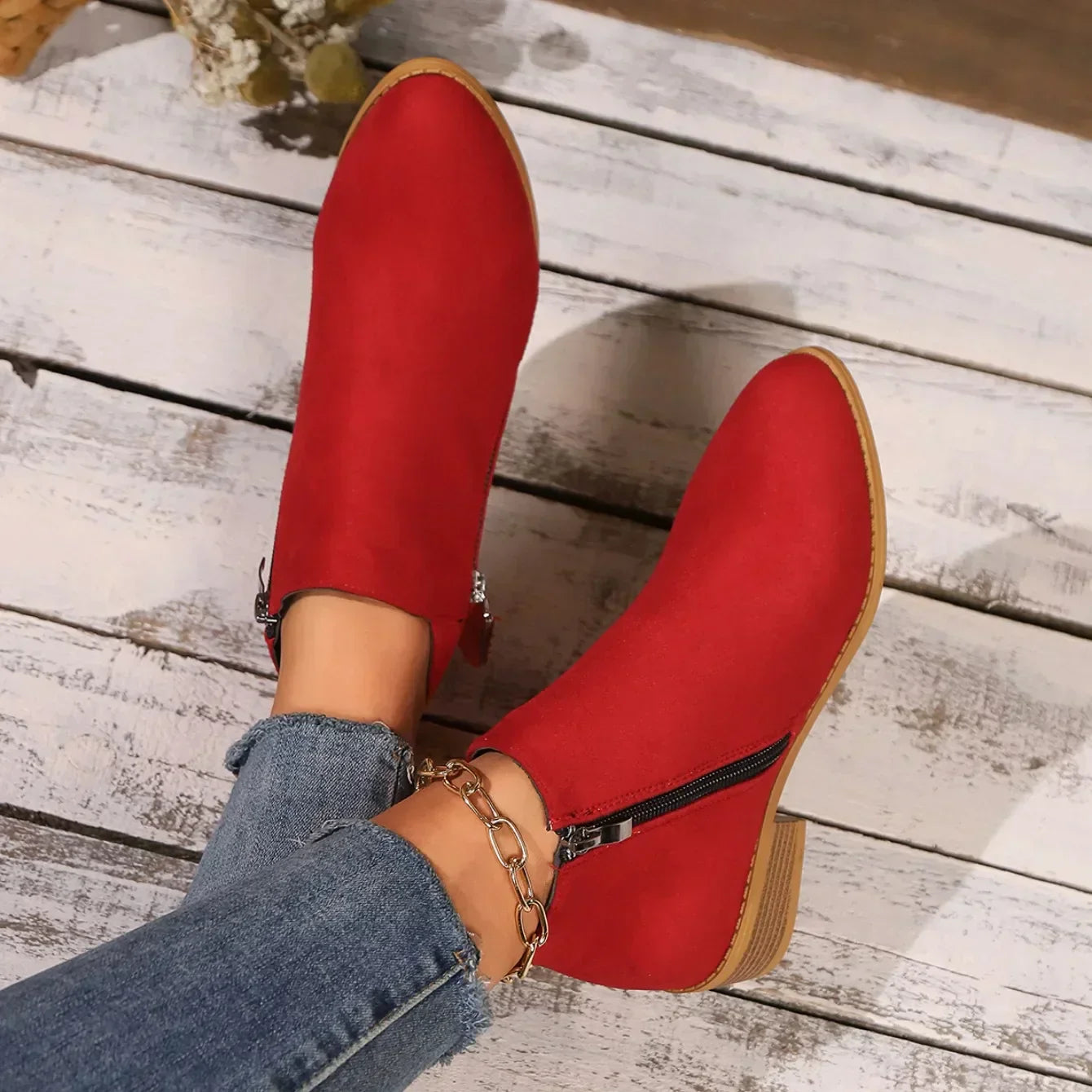 Korte Enkellaarsjes Dames - Elegant | Stil