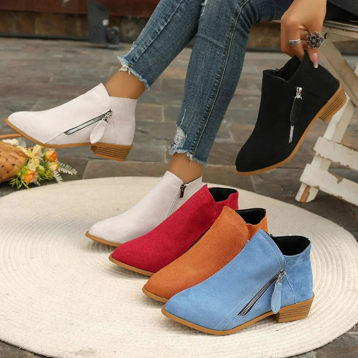 Korte Enkellaarsjes Dames - Elegant | Stil