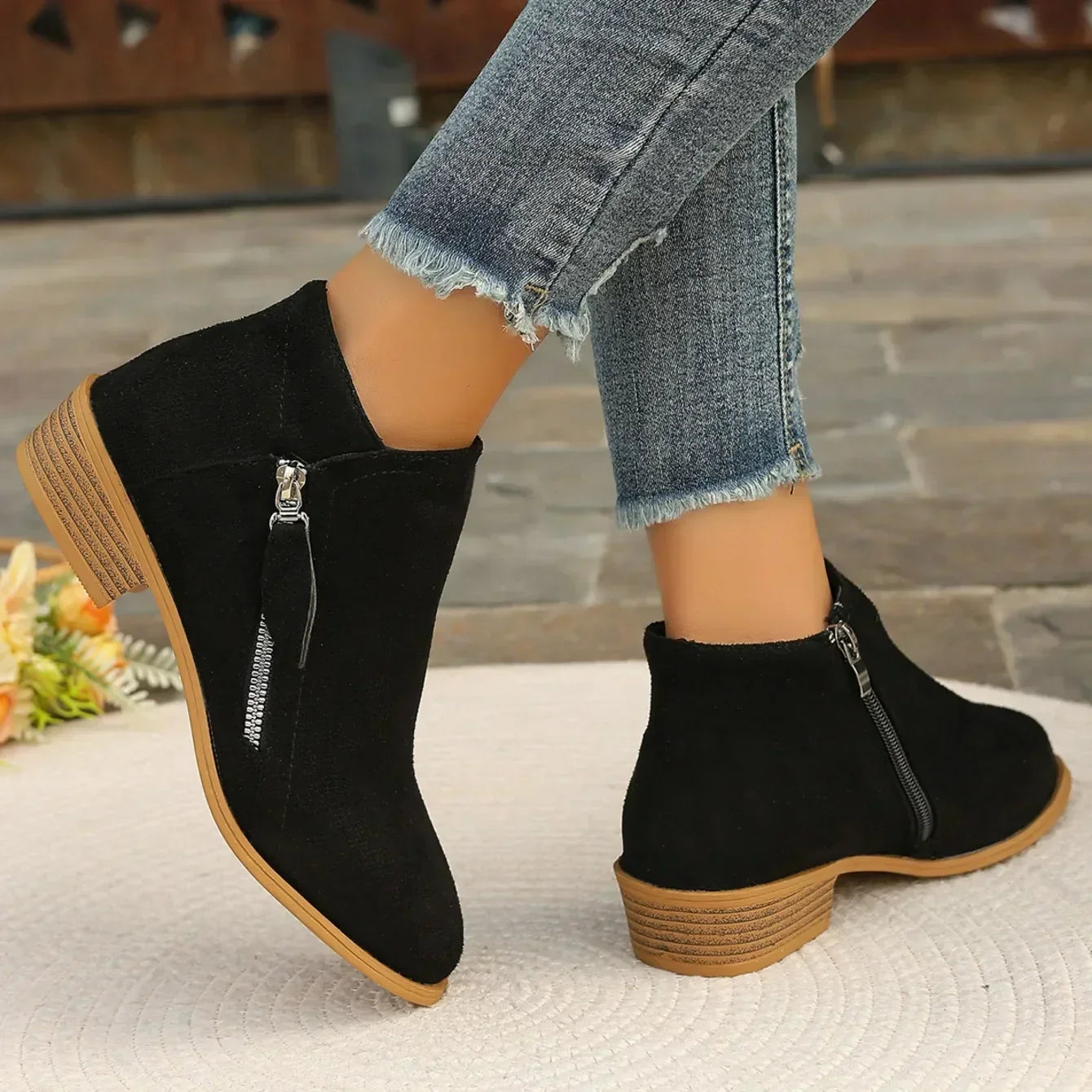 Korte Enkellaarsjes Dames - Elegant | Stil