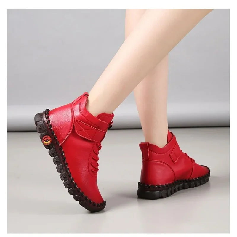 Ultra Comfortabele & Warme Leren Schoenen