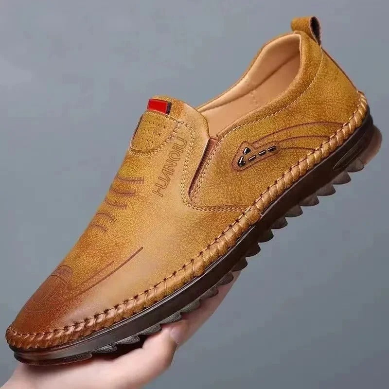 Heren Instap Mocassins van Leer | Lorvix