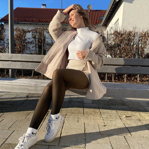 Velulã Collants Peluchés Met Wol